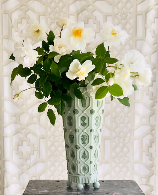 The Artist's Tour vase in coloured porcelain
