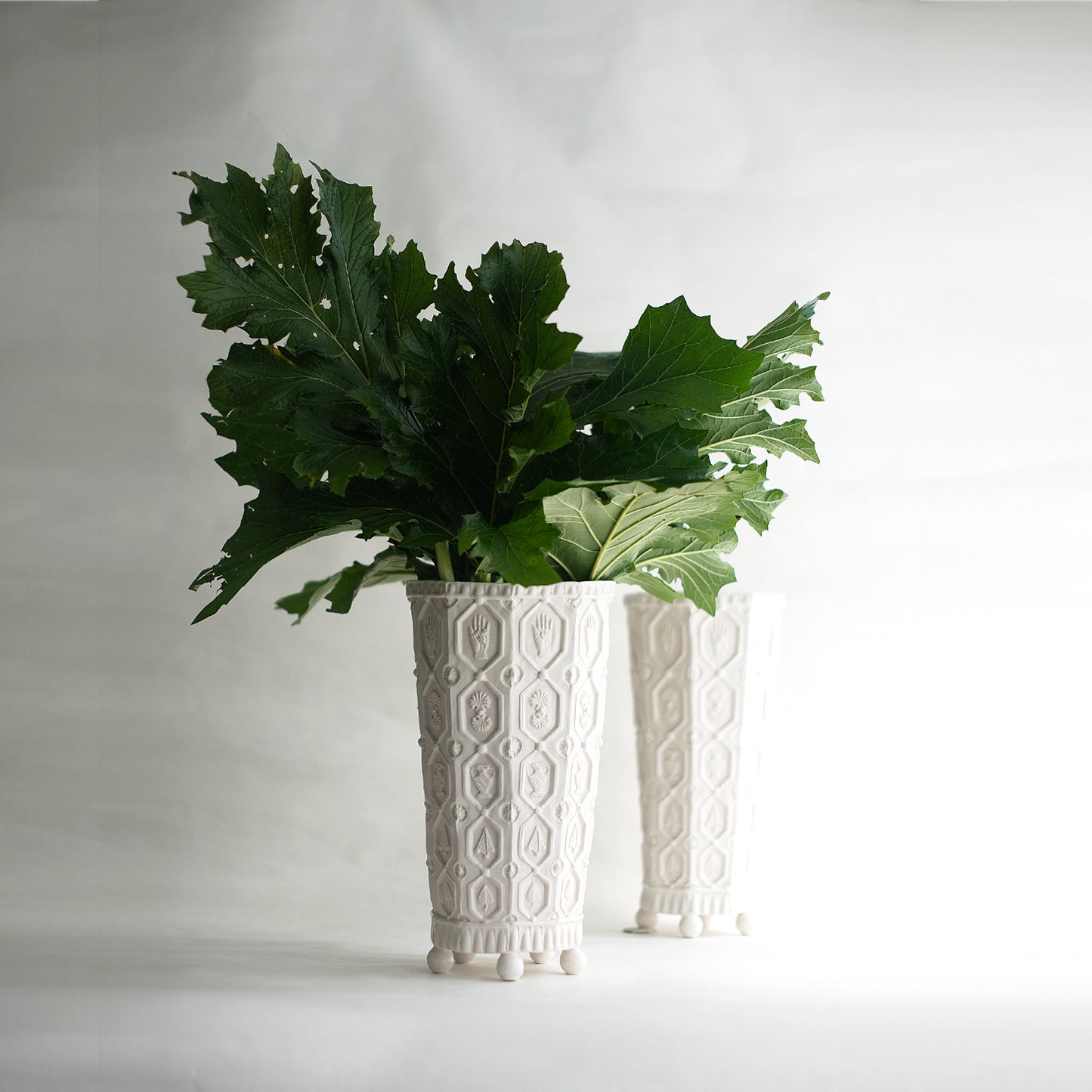 The Artist's Tour Vase in white porcelain