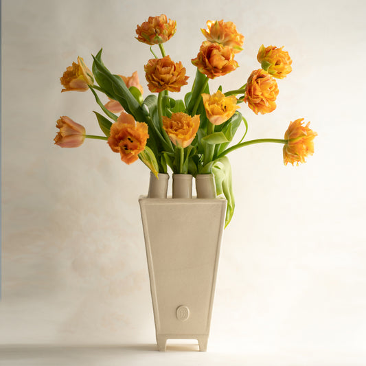 perennial collection flower silo vase tulipiere