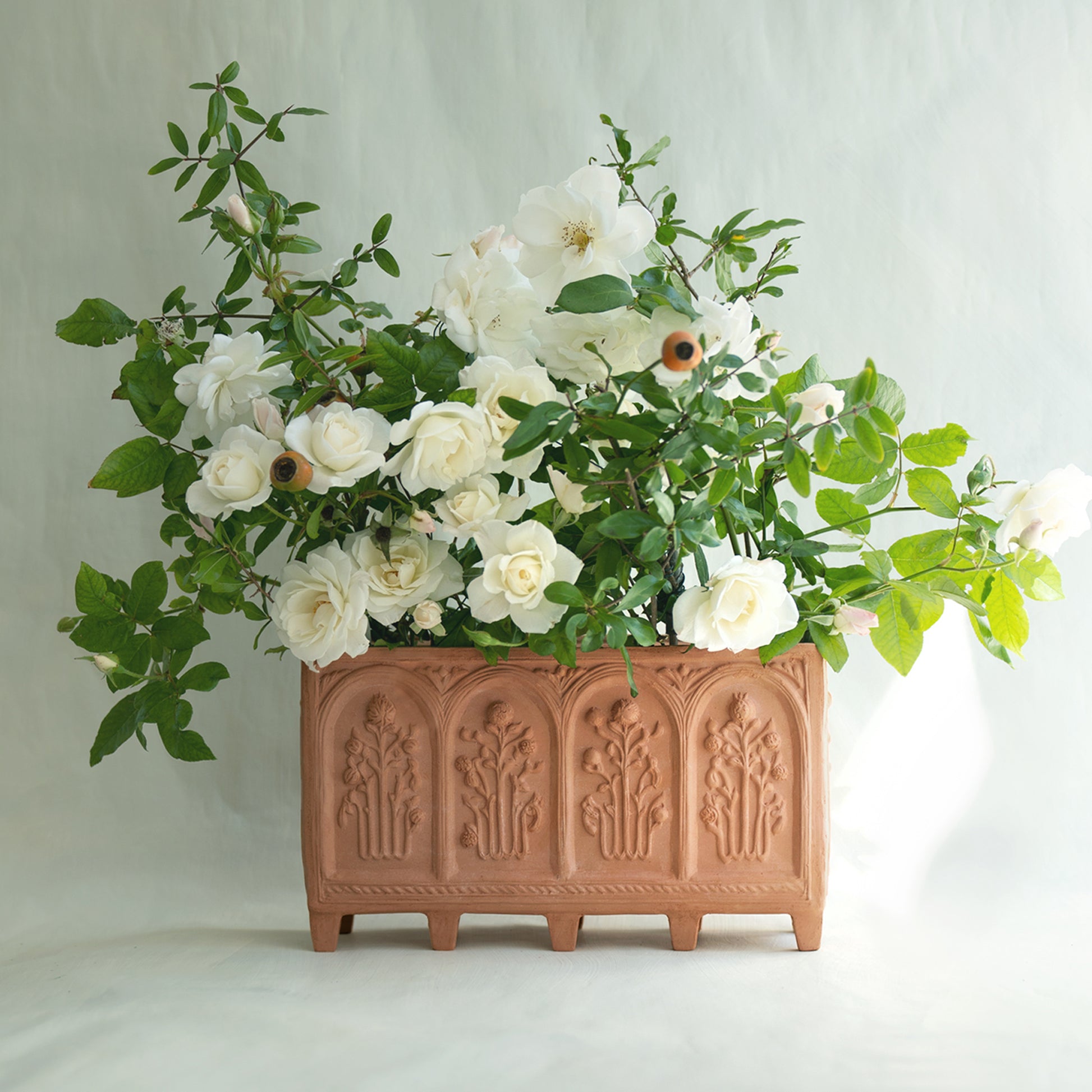 cara bauermeister terracotta vase  Floral Folly Flower brick 